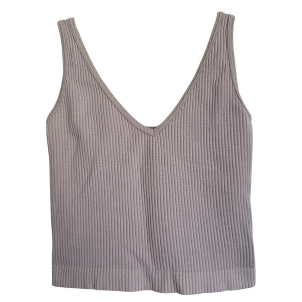 Free People Intimately Ribbed Tank Top in Purple